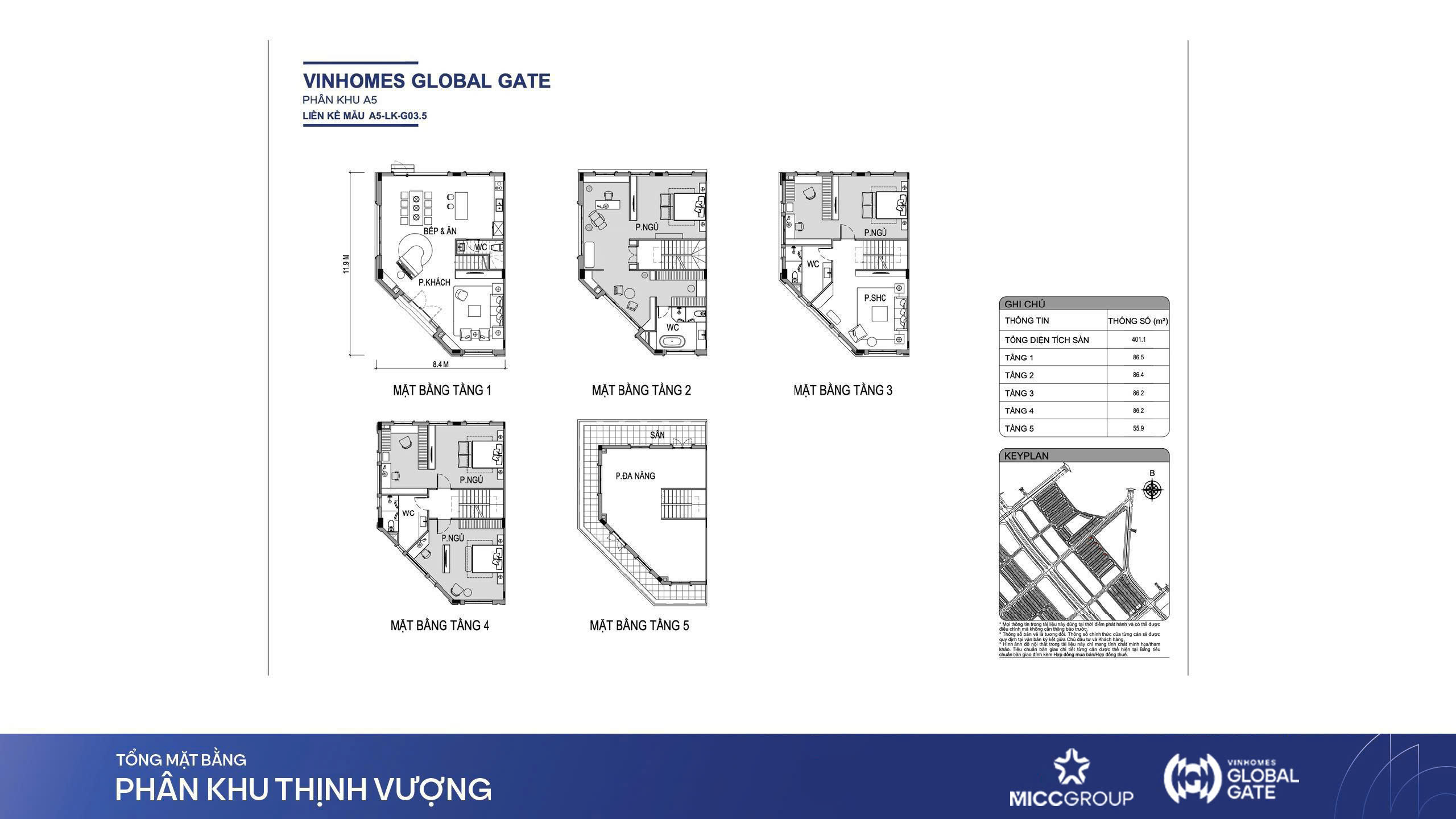 Layout Thiết Kế &#8211; Phân Khu Thịnh Vượng