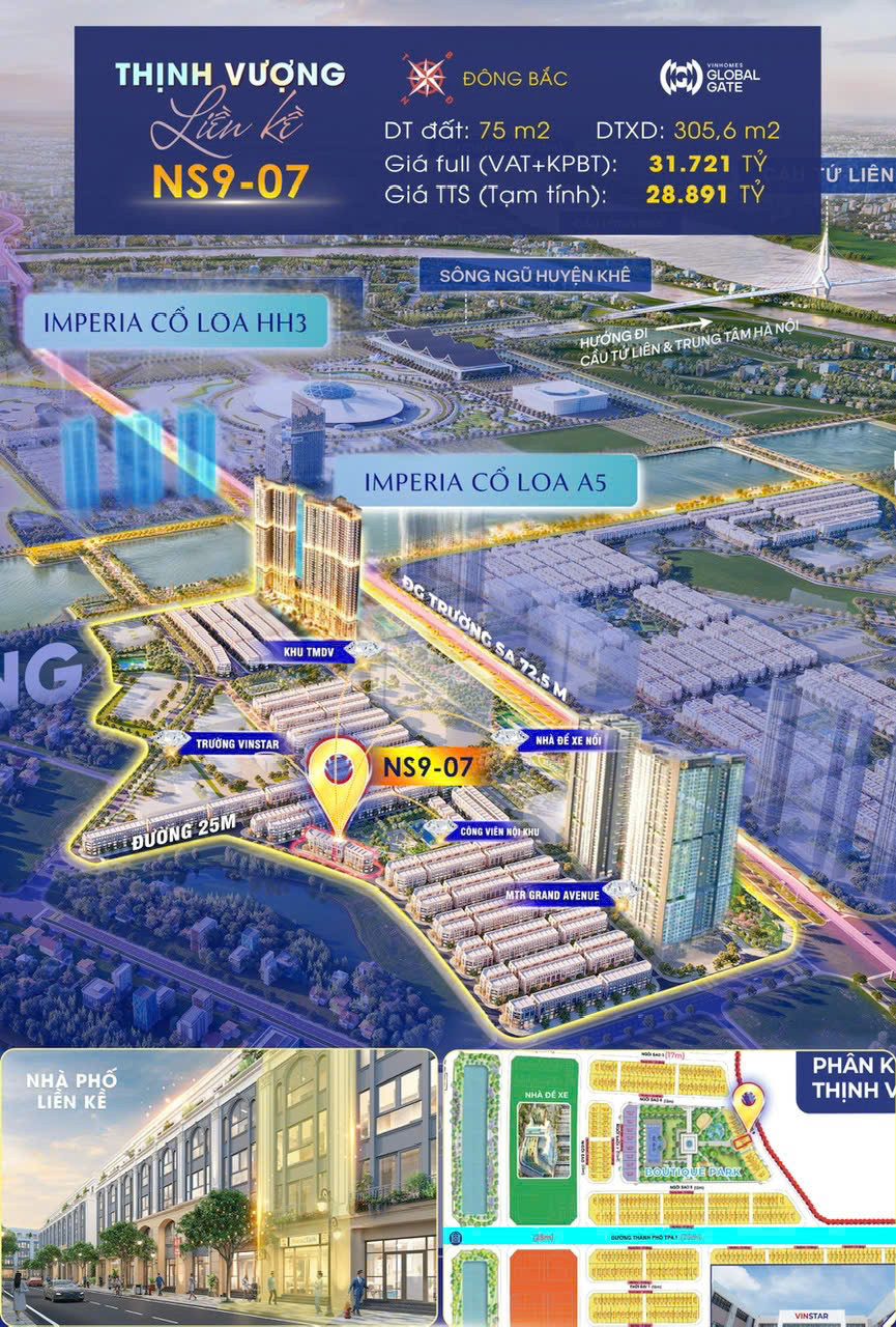 Bán Căn NS9-07 gần Hồ tự nhiên